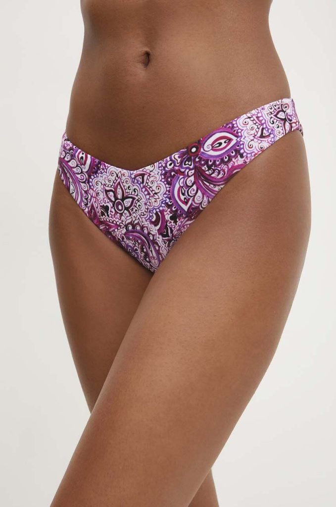 Answear Lab chiloti de baie culoarea violet-Costume de baie