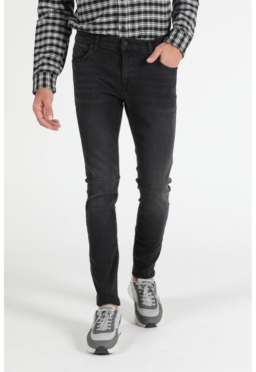 Blugi skinny cu talie joasa Alex-BARBATI-IMBRACAMINTE/Blugi