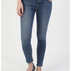 Blugi skinny cu talie medie-FEMEI-IMBRACAMINTE/Blugi