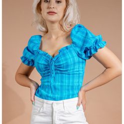 Bluza cu maneci bufante-FEMEI-IMBRACAMINTE/Bluze