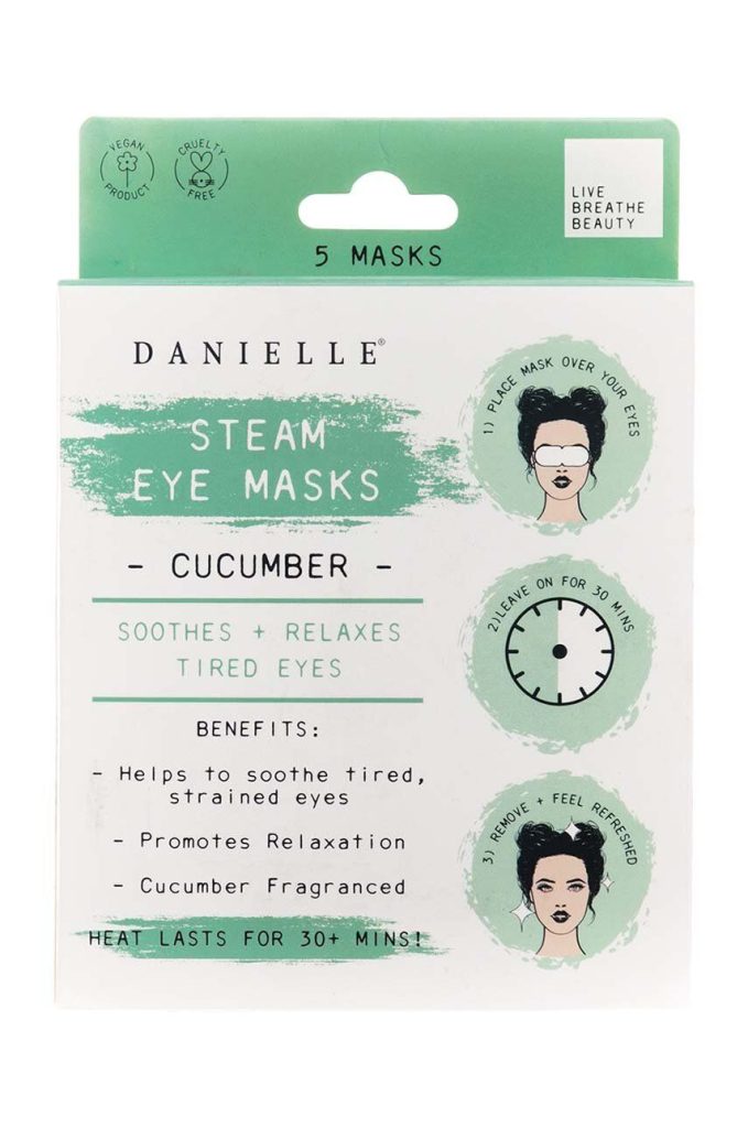 Danielle Beauty pachet de măști pentru ochi Steam Eye Mask 5-pack-Home SPA