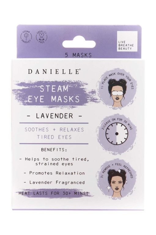 Danielle Beauty plasturi pentru ochi Lavender Steam Eye Mask 5-pack-Home SPA