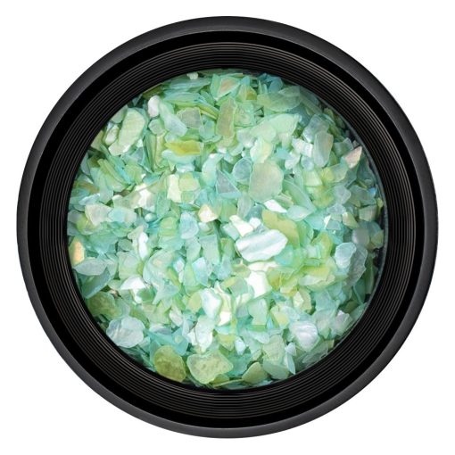 Decor Unghii tip Scoica Pisata LUXORISE - Light Green-Nail Art > Caviar Unghii / Scoica Pisata