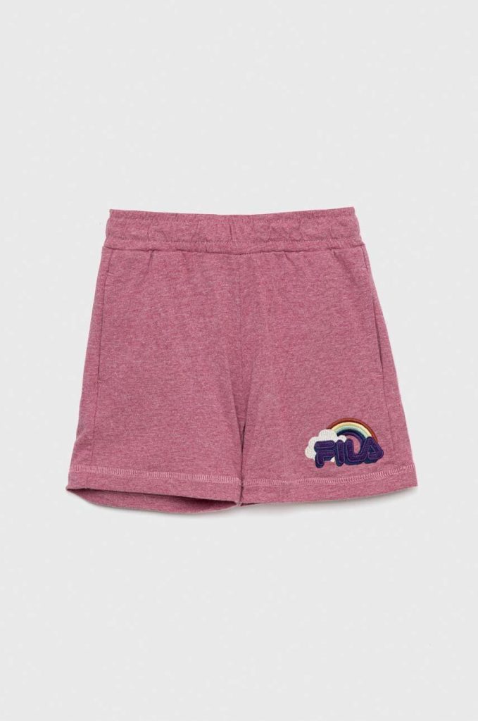 Fila pantaloni scurti copii culoarea violet