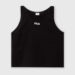 Fila top din bumbac pentru copii BELI MANASTIR culoarea negru-Îmbrăcăminte