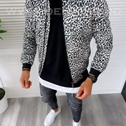 Geaca barbati animal print de primavara B6320 Z18-5-Geci barbati > Geci barbati toamna