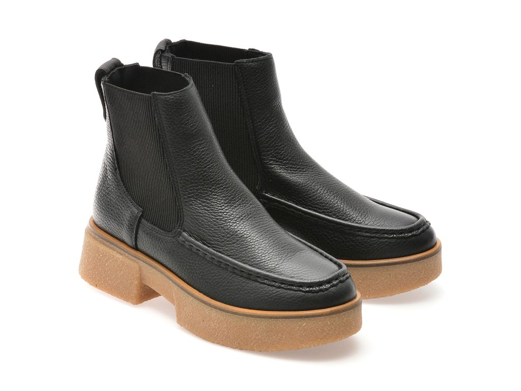 Ghete casual CLARKS negre