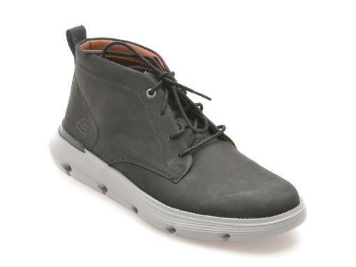 Ghete casual SKECHERS negre