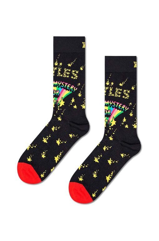 Happy Socks sosete Beatles Magical Mystery Tour culoarea negru