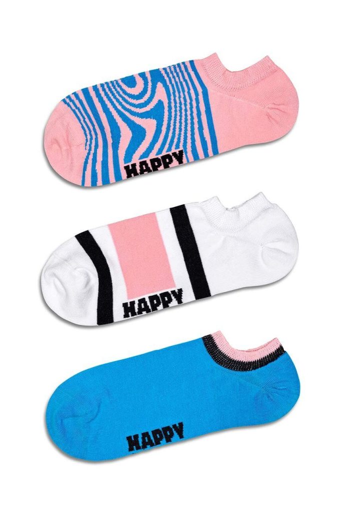 Happy Socks sosete Dizzy No Show Socks 3-pack-Şosete