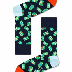 Happy Socks sosete Money Money culoarea albastru marin-Şosete