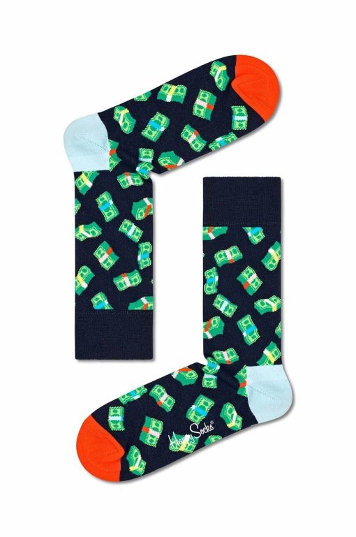 Happy Socks sosete Money Money culoarea albastru marin-Şosete