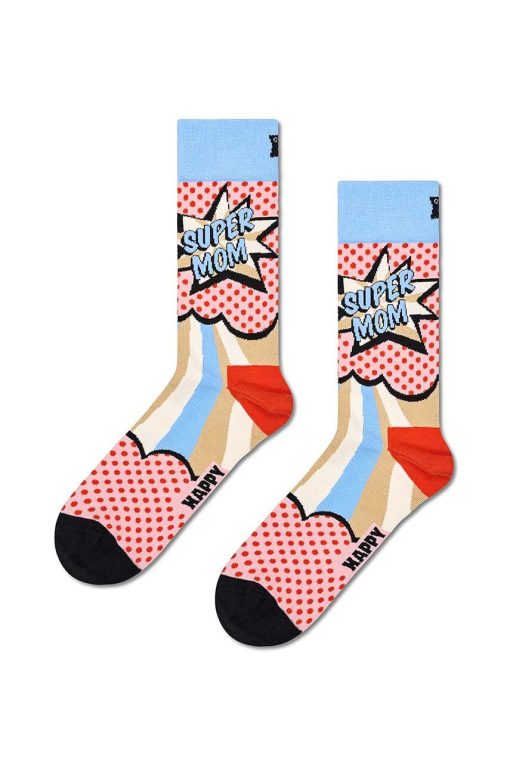 Happy Socks sosete Super Mom Sock femei-Şosete