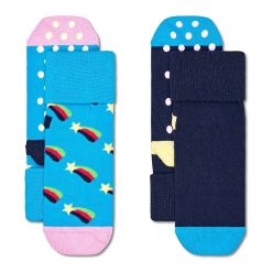 Happy Socks sosete copii Kids Antislip 2-Pack Shooting Star Socks 2-pack P001481-Îmbrăcăminte