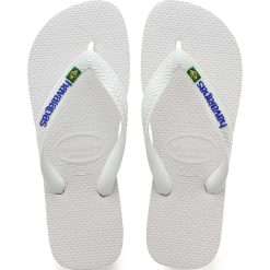 Havaianas slapi copii BRASIL LOGO culoarea alb-Încălțăminte