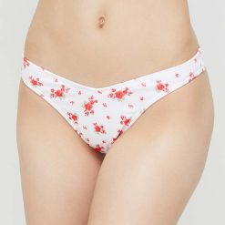 Hollister Co. bikini brazilieni culoarea alb-Costume de baie