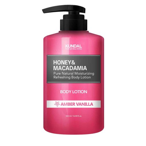 Honey & macadamia body lotion - amber vanilla 500 ml-Ingrijirea pielii-Ingrijire corp > Creme si lotiuni