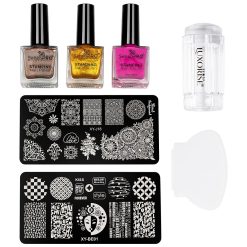 Kit Nail Art cu Stampila