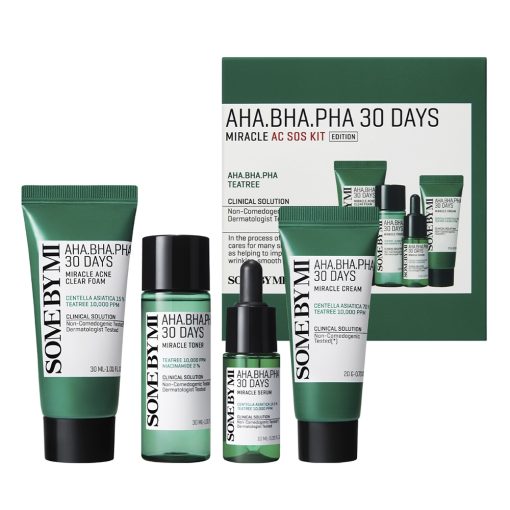 Kit S.O.S anti-imperfectiuni cu AHA-BHA-PHA Trouble line