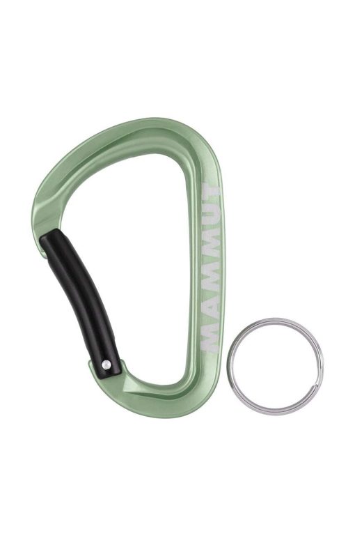 Mammut cârlig Mini Carabiner Workhorse Keylock L culoarea verde-În aer liber și turism