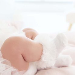 Mayoral Newborn sosete bebe culoarea alb-Îmbrăcăminte