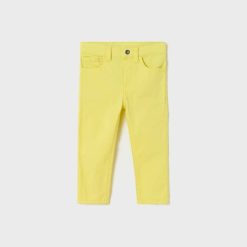 Mayoral pantaloni bebe culoarea galben