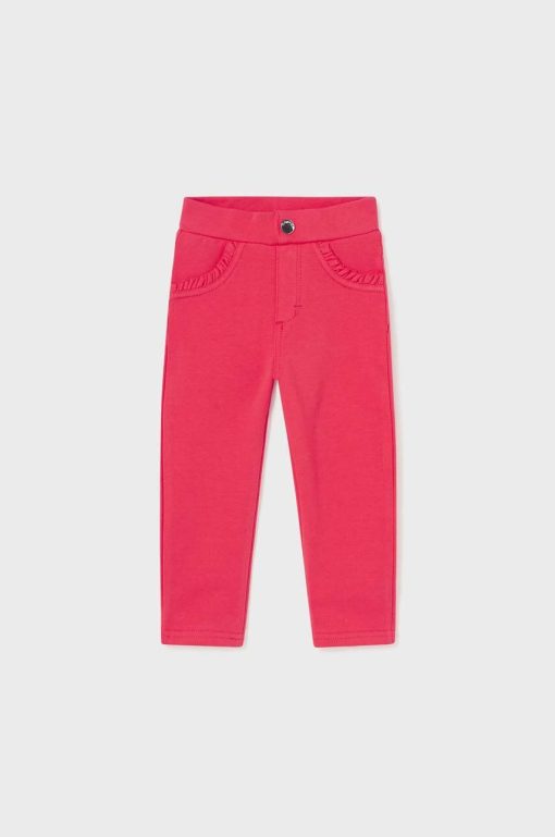 Mayoral pantaloni bebe culoarea portocaliu