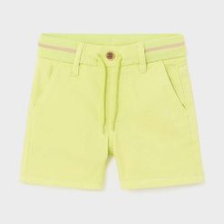 Mayoral pantaloni scurti bebe culoarea verde-Îmbrăcăminte