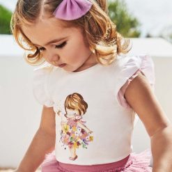 Mayoral tricou bebe culoarea roz-Îmbrăcăminte