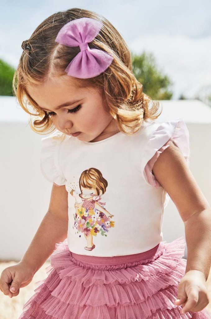 Mayoral tricou bebe culoarea roz-Îmbrăcăminte