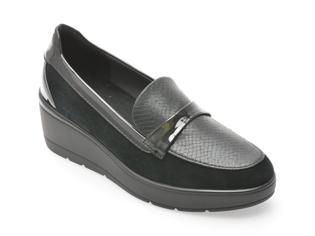 Mocasini casual GEOX negri