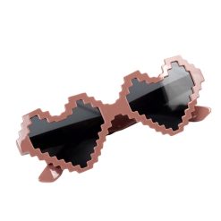 Ochelari de soare pentru copii - unisex - design in forma de inima - model pixel cool - EFAYN-FETE-GENTI SI ACCESORII/Ochelari de soare