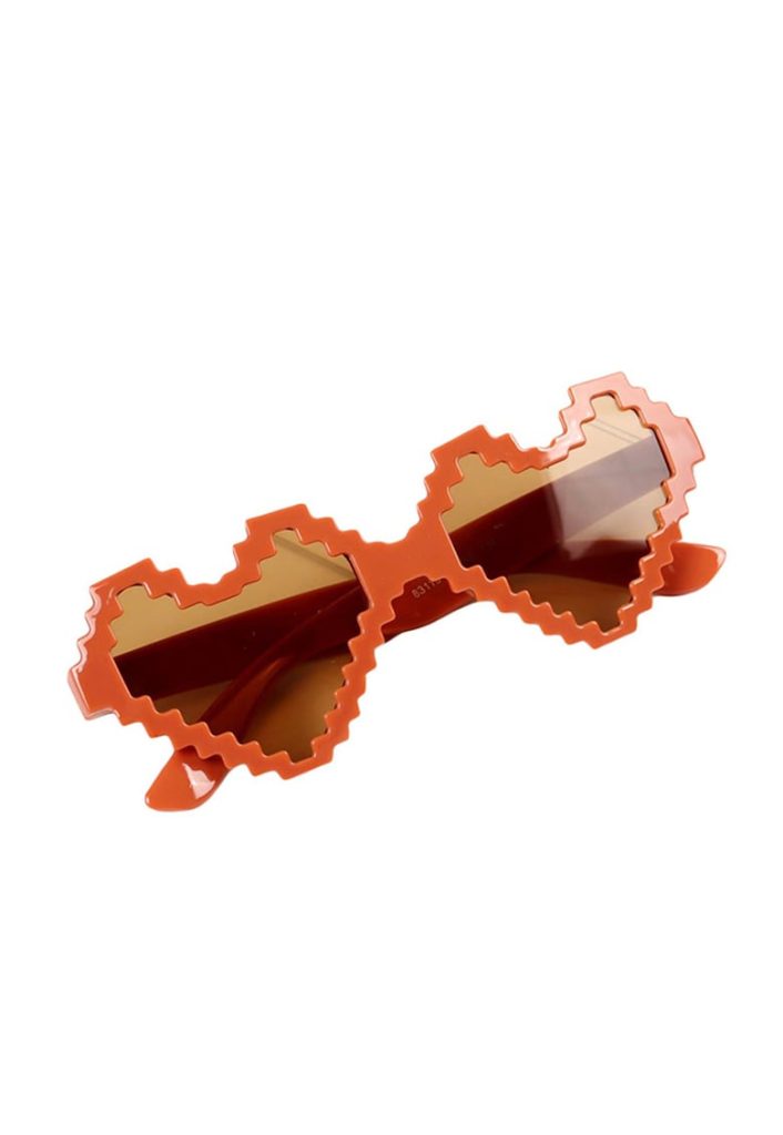 Ochelari de soare pentru copii - unisex - design in forma de inima - model pixel cool - EFAYN-FETE-GENTI SI ACCESORII/Ochelari de soare