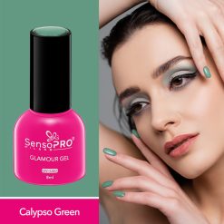 Oja Semipermanenta Glamour Gel SensoPRO Milano 8ml Calypso Green 104 1