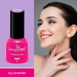 Oja Semipermanenta Glamour Gel SensoPRO Milano 8ml Icy Lavander 46 1 1