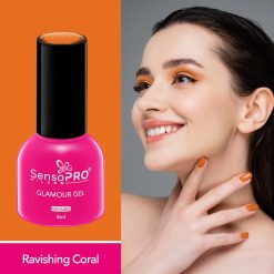Oja Semipermanenta Glamour Gel SensoPRO Milano 8ml Ravishing Coral 51 1
