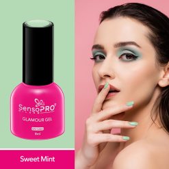 Oja Semipermanenta Glamour Gel SensoPRO Milano 8ml Sweet Mint 40 1