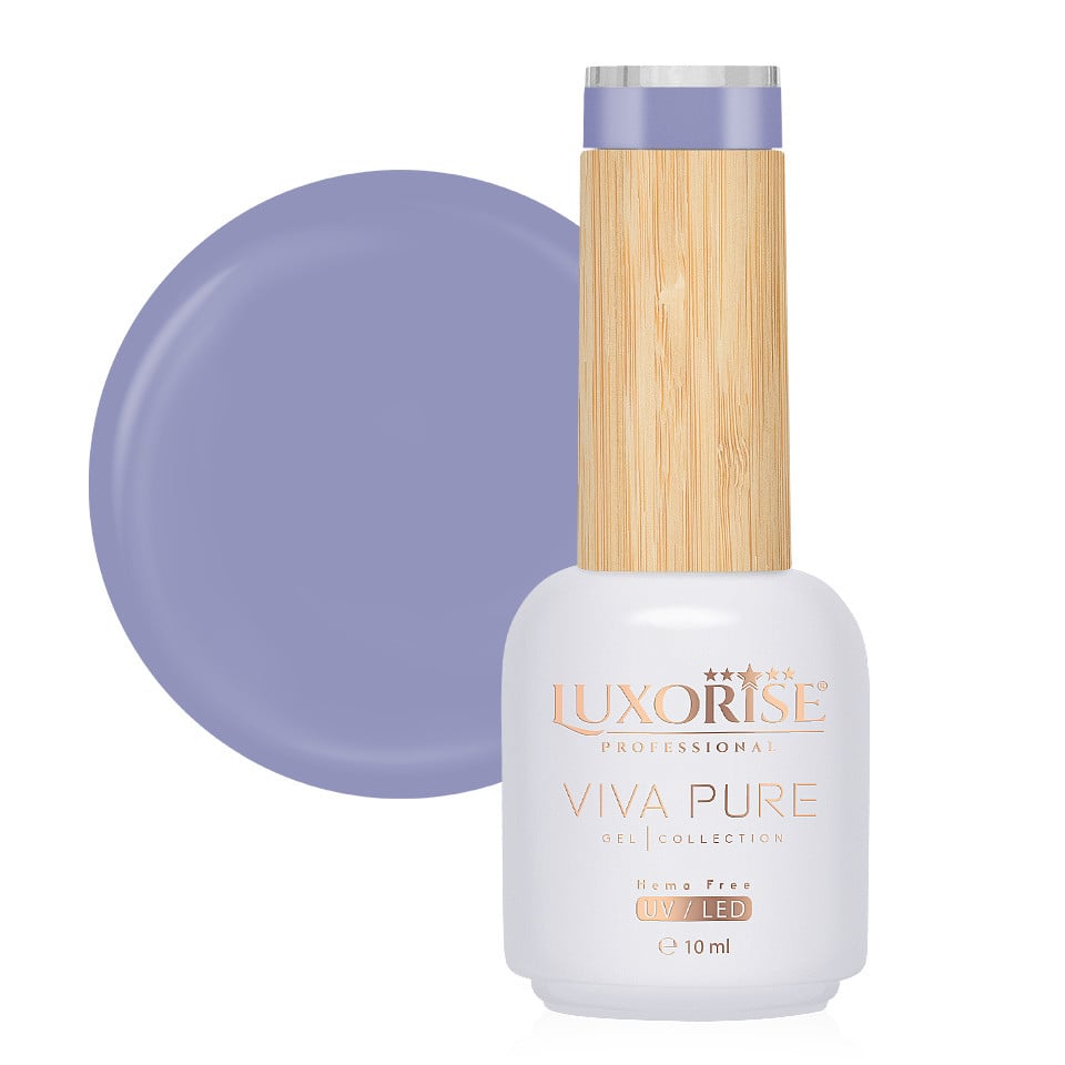 Oja Semipermanenta Hema Free Viva Pure LUXORISE - Clouded Lilac 10ml-Oja Semipermanenta > Oja Hema Free LUXORISE 10ml