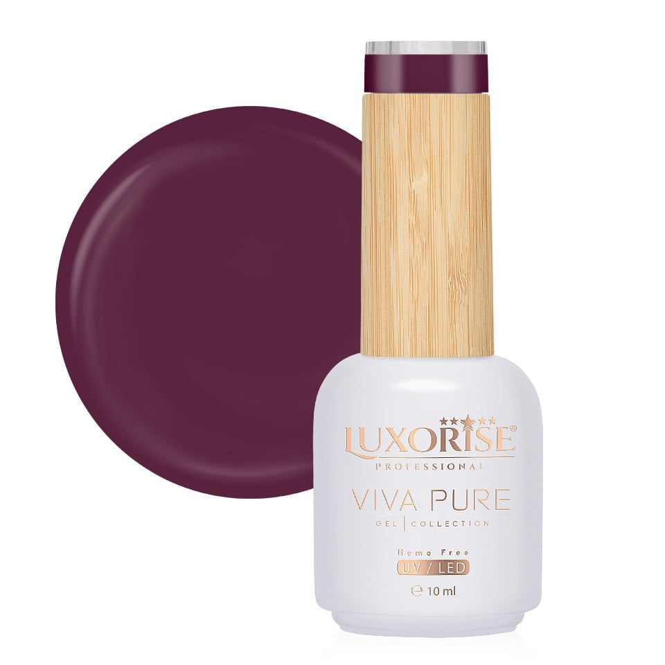 Oja Semipermanenta Hema Free Viva Pure LUXORISE - Rare Wine 10ml-Oja Semipermanenta > Oja Hema Free LUXORISE 10ml