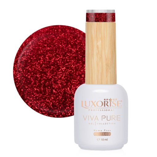 Oja Semipermanenta Hema Free Viva Pure LUXORISE - Ruby Blaze 10ml-Oja Semipermanenta > Oja Hema Free LUXORISE 10ml