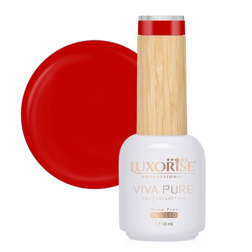 Oja Semipermanenta Hema Free Viva Pure LUXORISE - Spicy Red 10ml-Oja Semipermanenta > Oja Hema Free LUXORISE 10ml