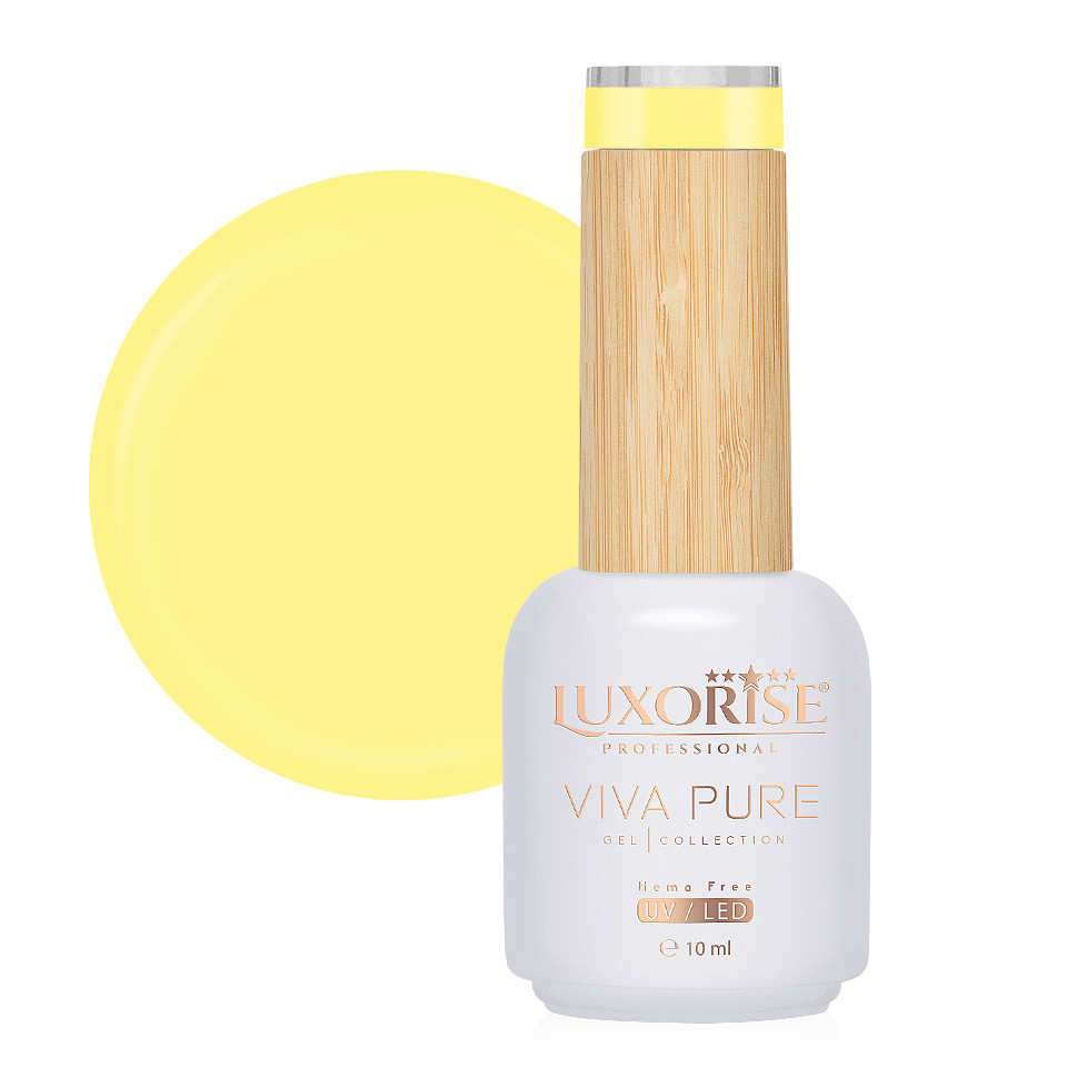 Oja Semipermanenta Hema Free Viva Pure LUXORISE - Sunny Smile 10ml-Oja Semipermanenta > Oja Hema Free LUXORISE 10ml