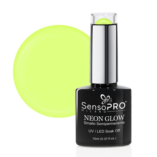 Oja Semipermanenta Neon Glow SensoPRO Milano #01 Delicious Lime