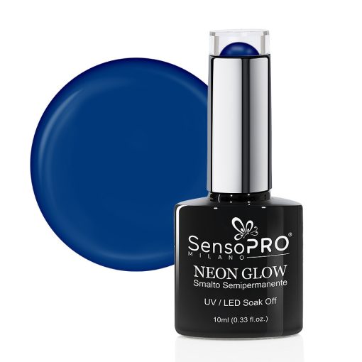 Oja Semipermanenta Neon Glow SensoPRO Milano #45 Laser Navy