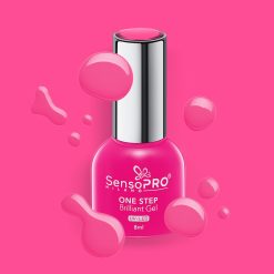 Oja Semipermanenta One Step Brilliant Gel SensoPRO Milano 8ml Hot Pink 10 1