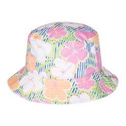 Palarie bucket cu imprimeu floral-FETE-