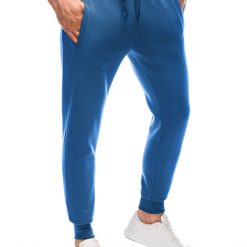 Pantaloni de trening din amestec de bumbac cu buzunare oblice-BARBATI-IMBRACAMINTE/Pantaloni si colanti