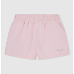 Pantaloni scurti din bumbac cu talie elastica-FETE-IMBRACAMINTE/Sorturi