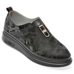 Pantofi casual IMAGE negri