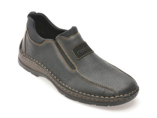 Pantofi casual RIEKER negri